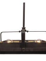 Clayre & Eef Hanglamp 46*46*22/162 cm E27/max 2*40W 6LMP561