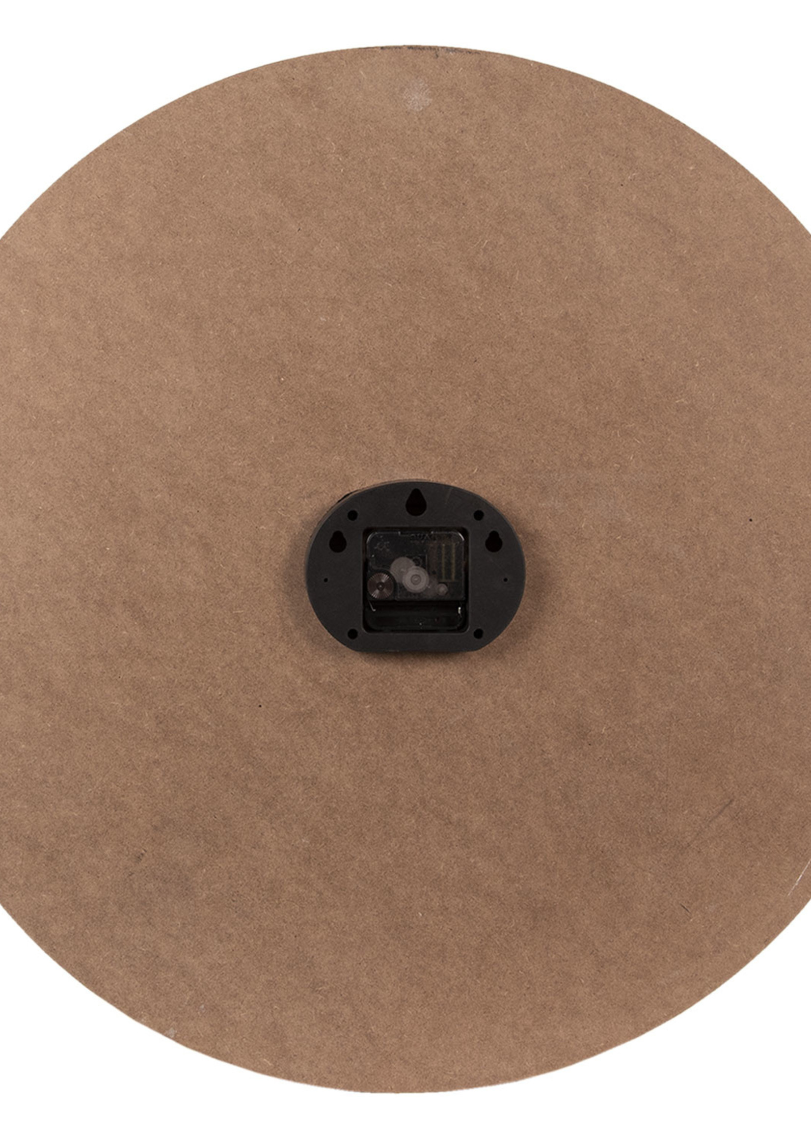 Clayre & Eef Wandklok Ø 60*4 cm / 1*AA 5KL0135