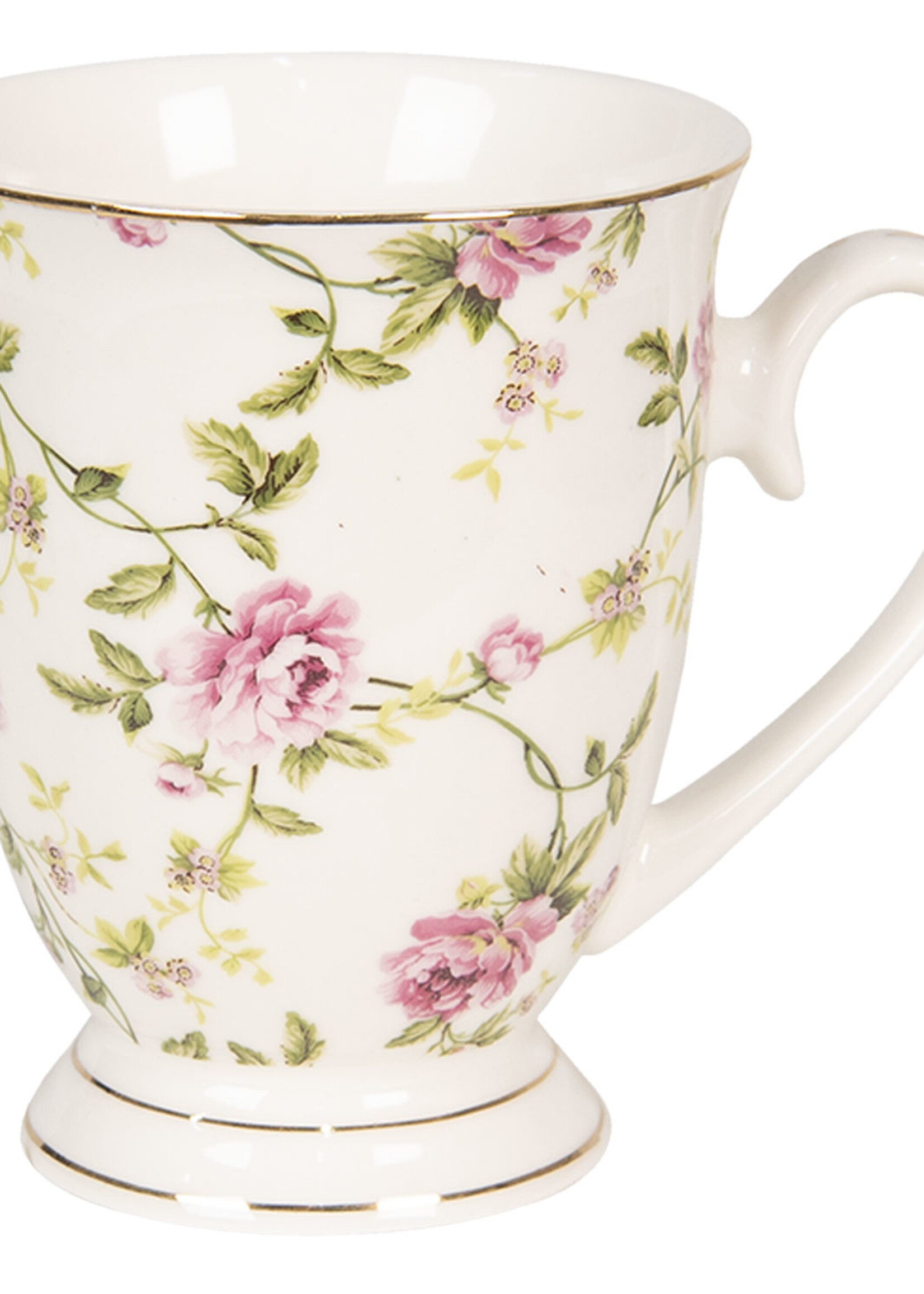 Clayre & Eef Mug 11*8*10 cm / 200 ml 6CE0833