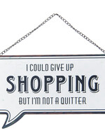 Clayre & Eef Tekstbord 24*13 cm 6Y2694