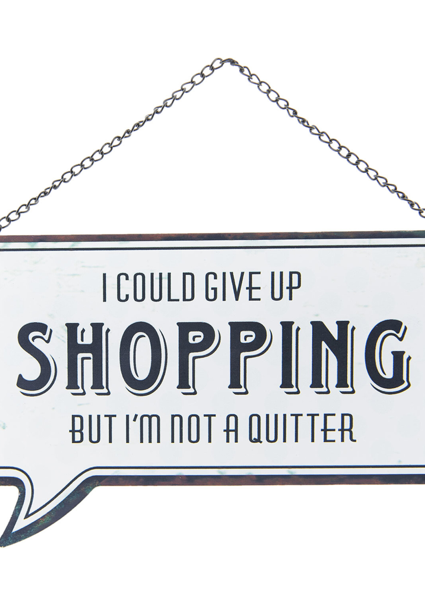 Clayre & Eef Plaque décorative 24*13 cm 6Y2694