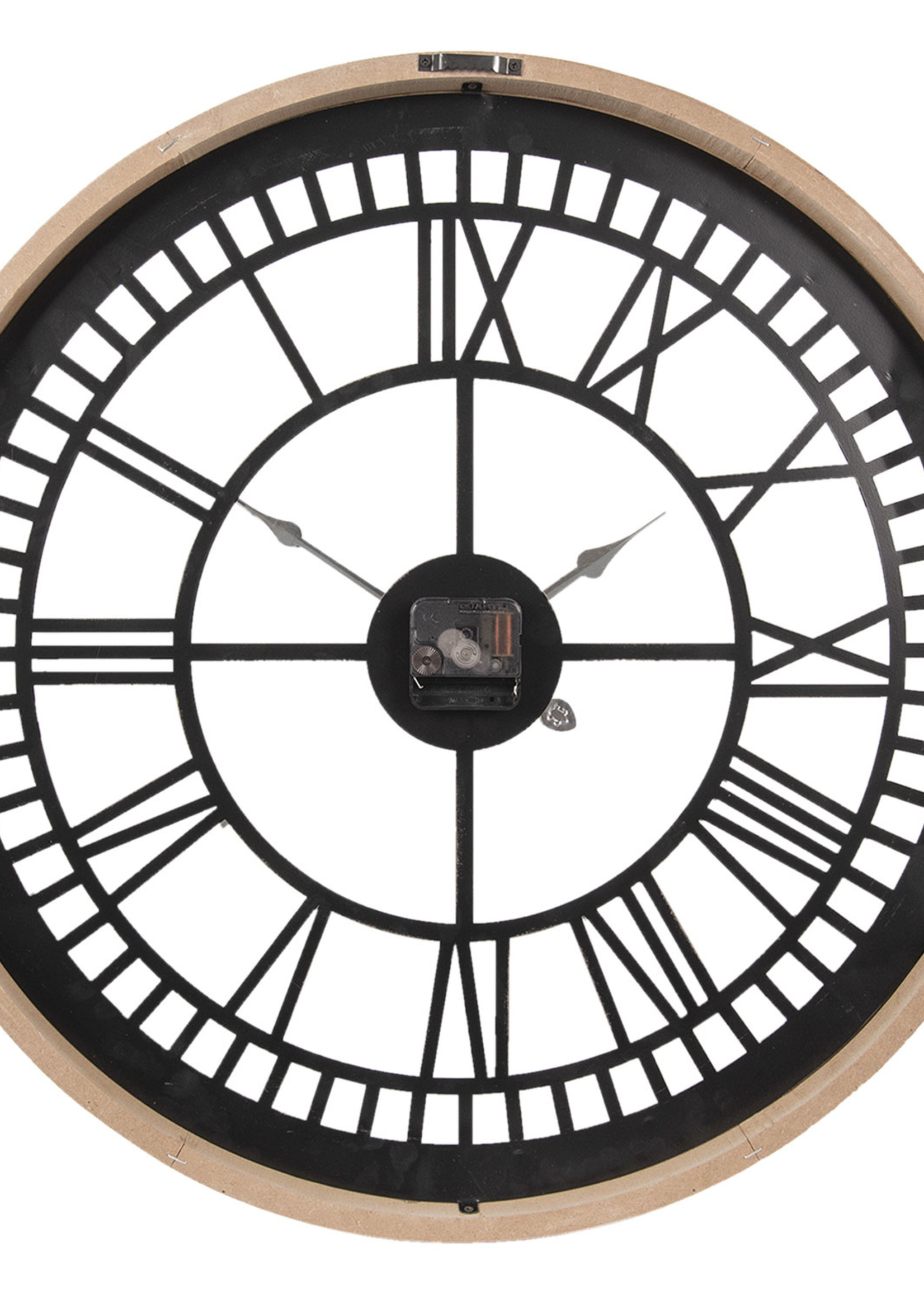 Clayre & Eef Horloge murale Ø 60*4 cm / 1*AA 5KL0134