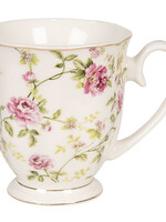 Clayre & Eef Mug 11*8*9 cm / 200 ml 6CE0838