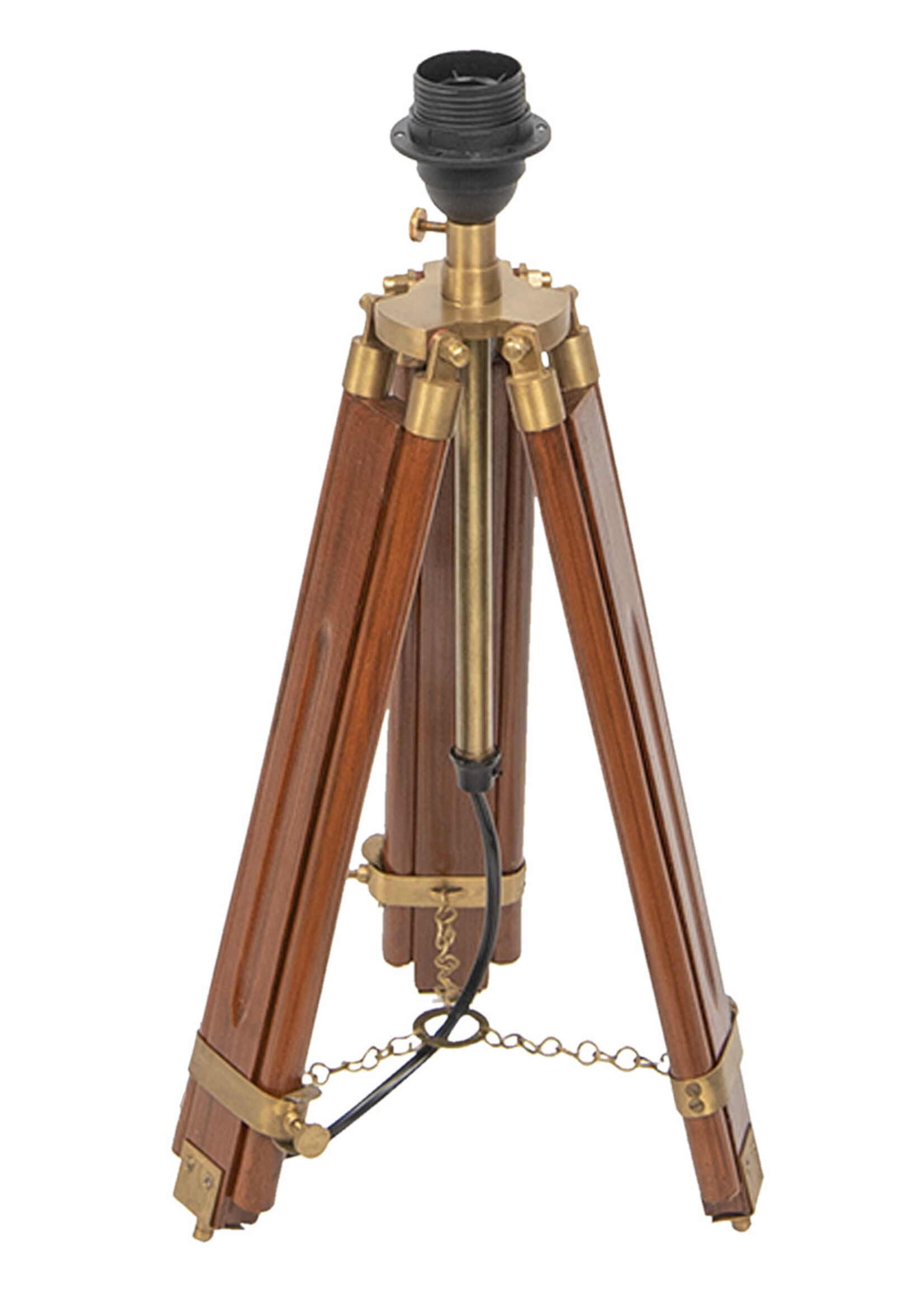 Clayre & Eef Tafellamp driepoot H46-84 cm E27/max 1*60W 5LL-5958