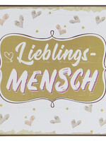 Clayre & Eef Plaque décorative 25*25*0.5 cm 6Y2807