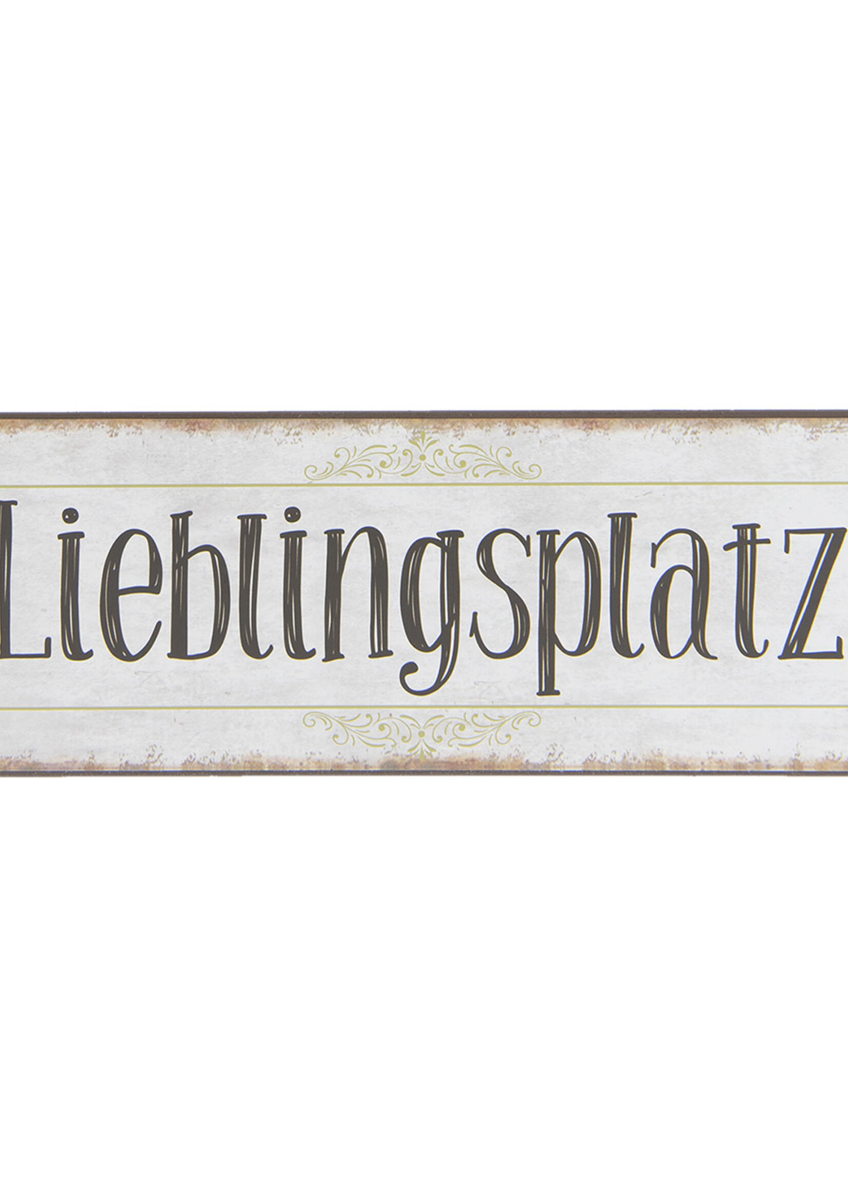 Clayre & Eef Plaque décorative 30*10*0.5 cm 6Y2808