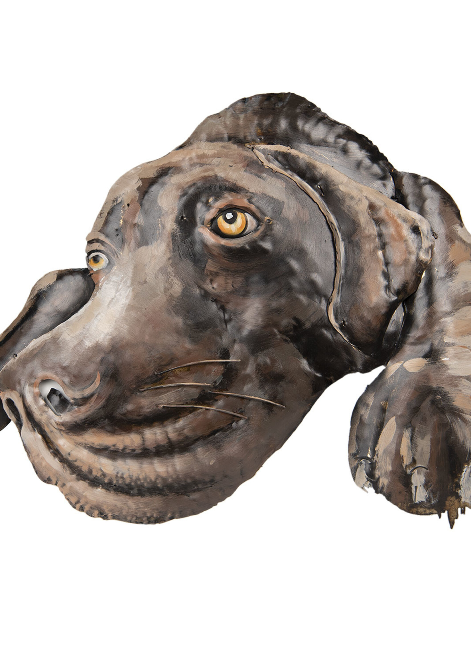 Clayre & Eef Wanddecoratie hond 70*5*52 cm 5WA0119