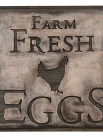 Clayre & Eef Wanddecoratie kip 60*3*60 cm 5WA0132