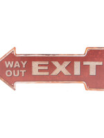 Clayre & Eef Plaque décorative 46*15 cm 6Y3106