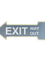 Clayre & Eef Plaque décorative 46*15 cm 6Y3107