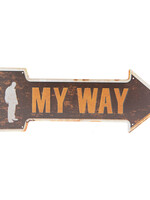 Clayre & Eef Plaque décorative 46*15 cm 6Y3110