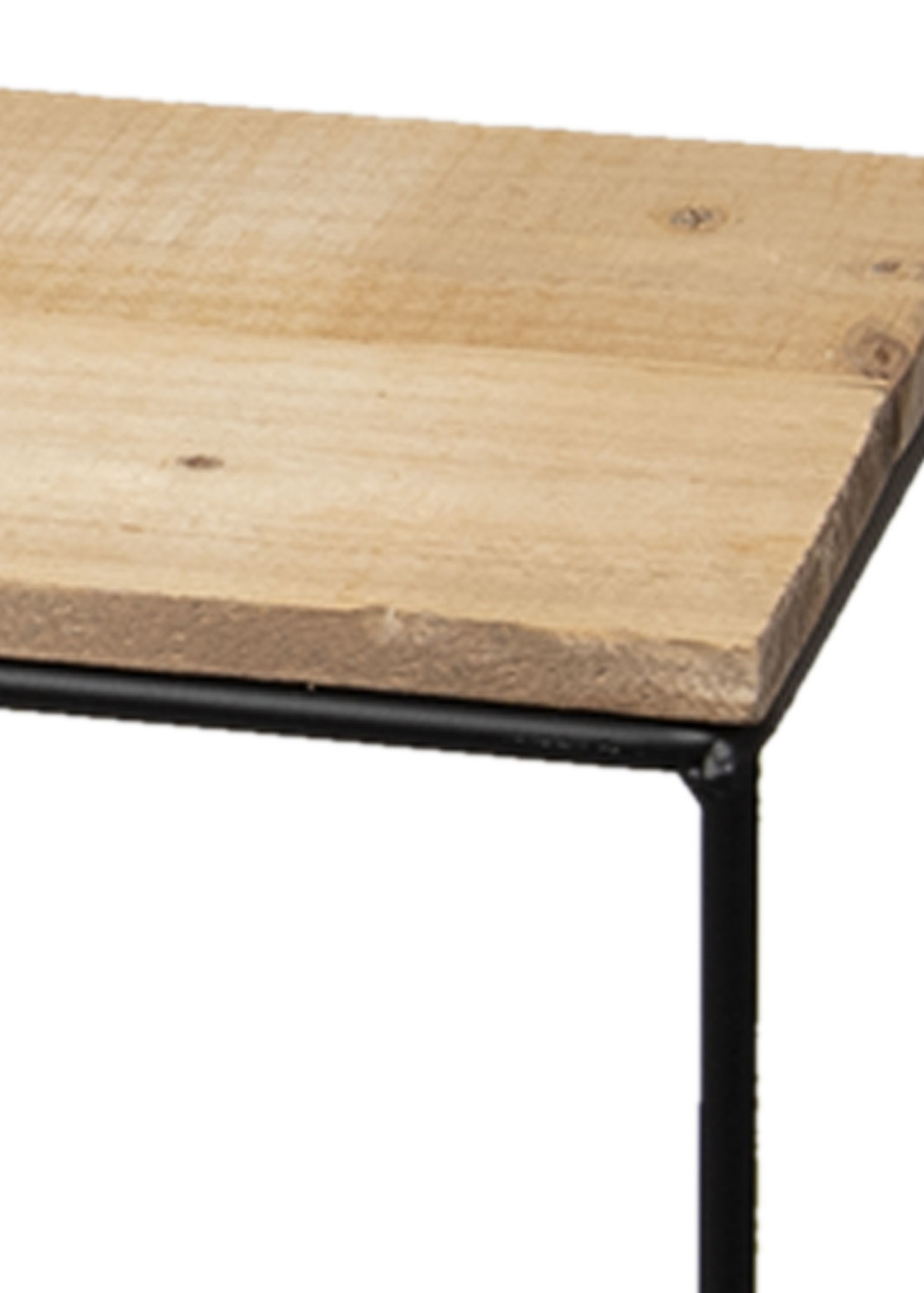 Clayre & Eef Wandtafel reclaimed wood 60*25*66 cm 50308