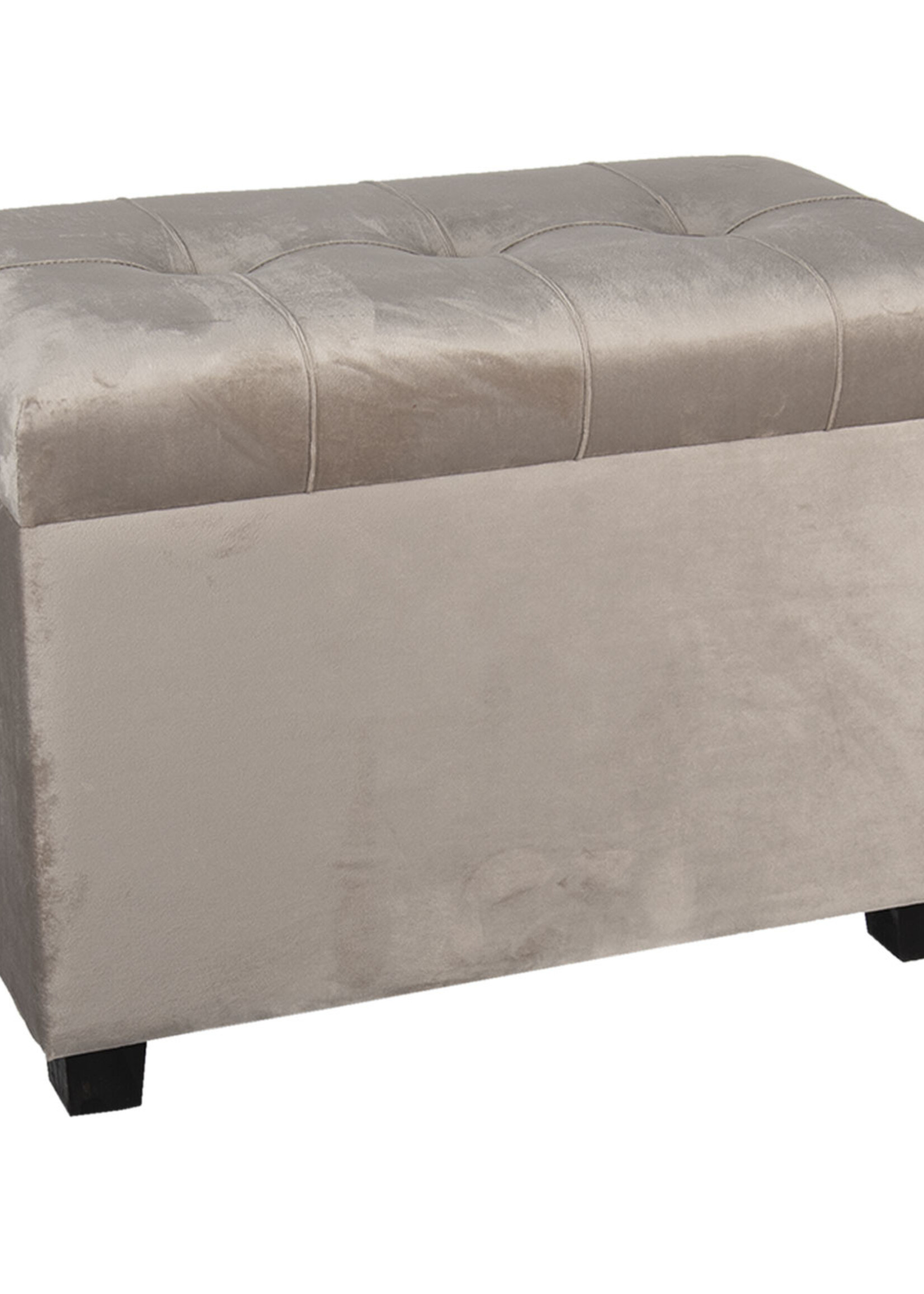 Clayre & Eef Repose-pieds/Coffre de rangement 60*36*43 cm 64061LBE