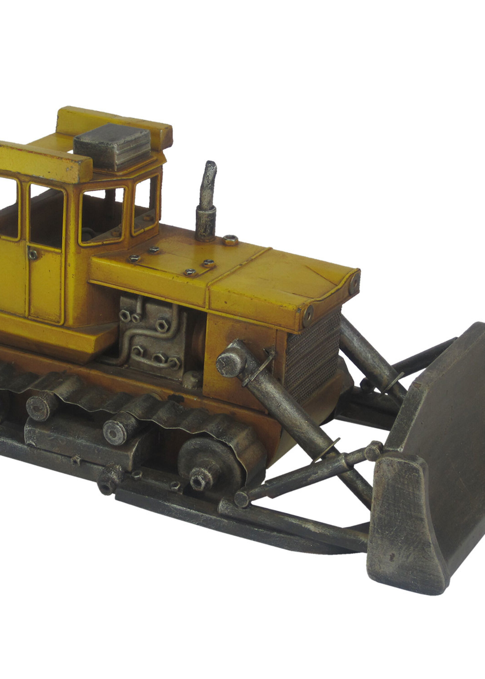 Clayre & Eef Bulldozer 33*19*17 cm JJAU0028
