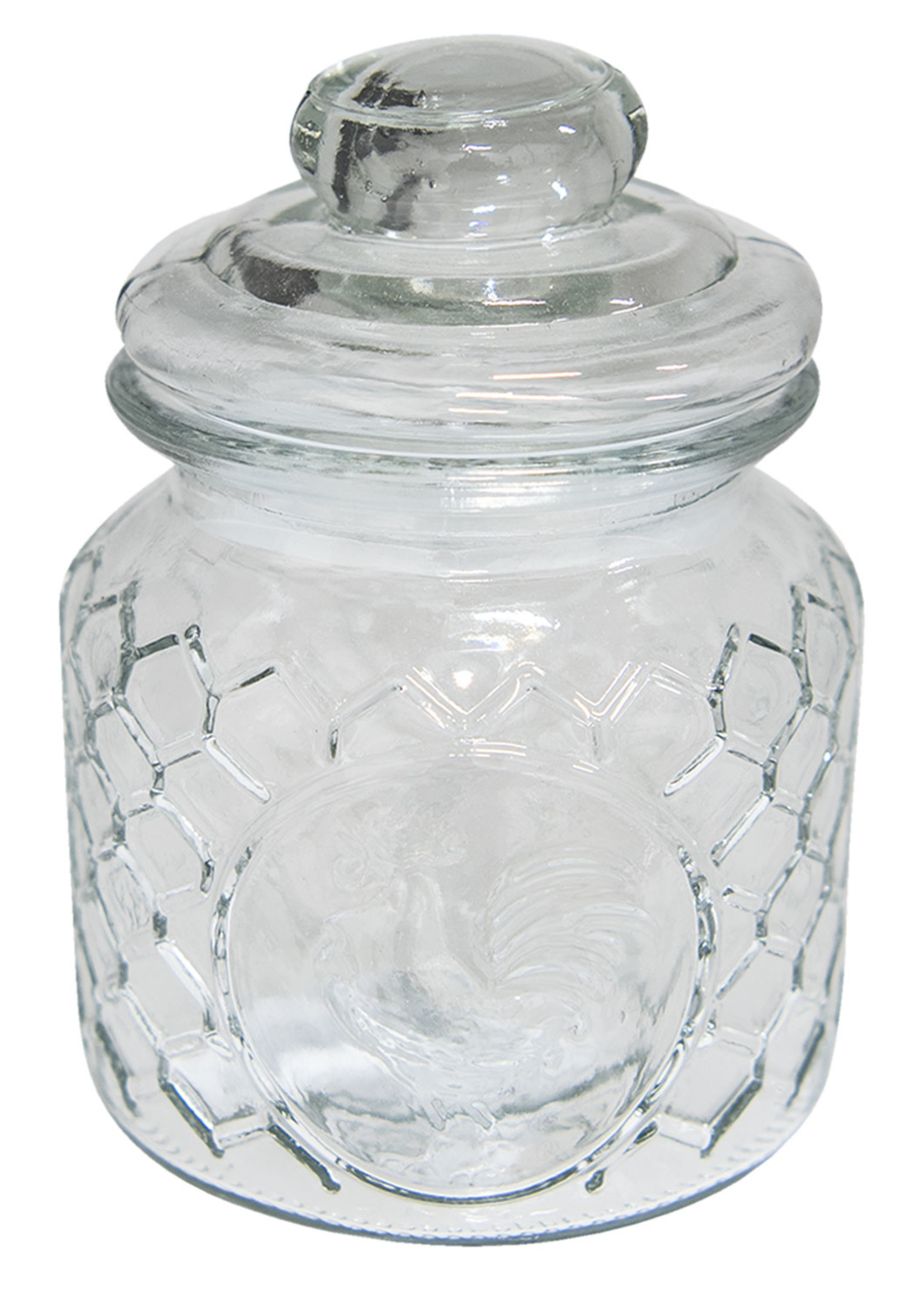 Clayre & Eef Voorraadpot met deksel Ø 10*14 cm 6GL2383S