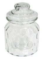 Clayre & Eef Voorraadpot met deksel Ø 10*14 cm 6GL2384S