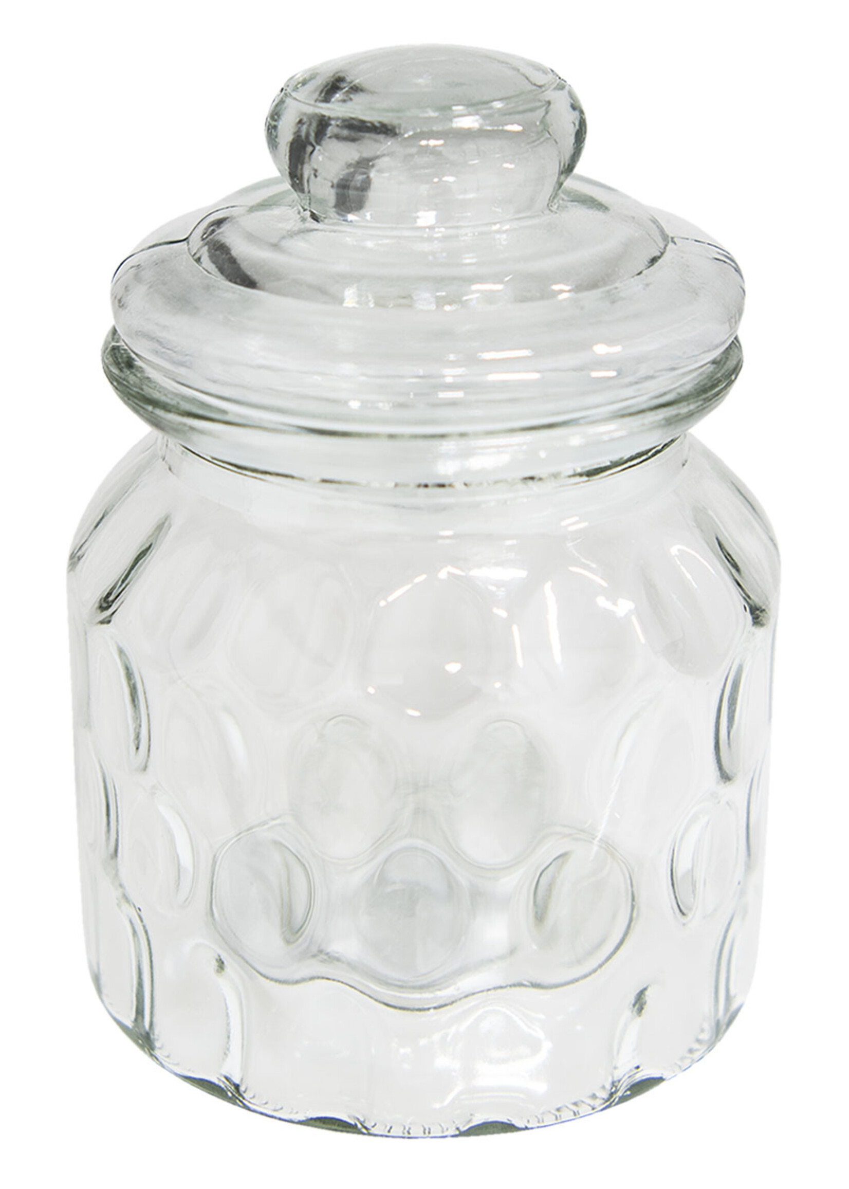 Clayre & Eef Voorraadpot met deksel Ø 10*14 cm 6GL2384S