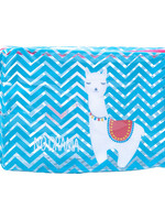 Clayre & Eef Toilettas 18*11*8 cm blauw JZTB0008