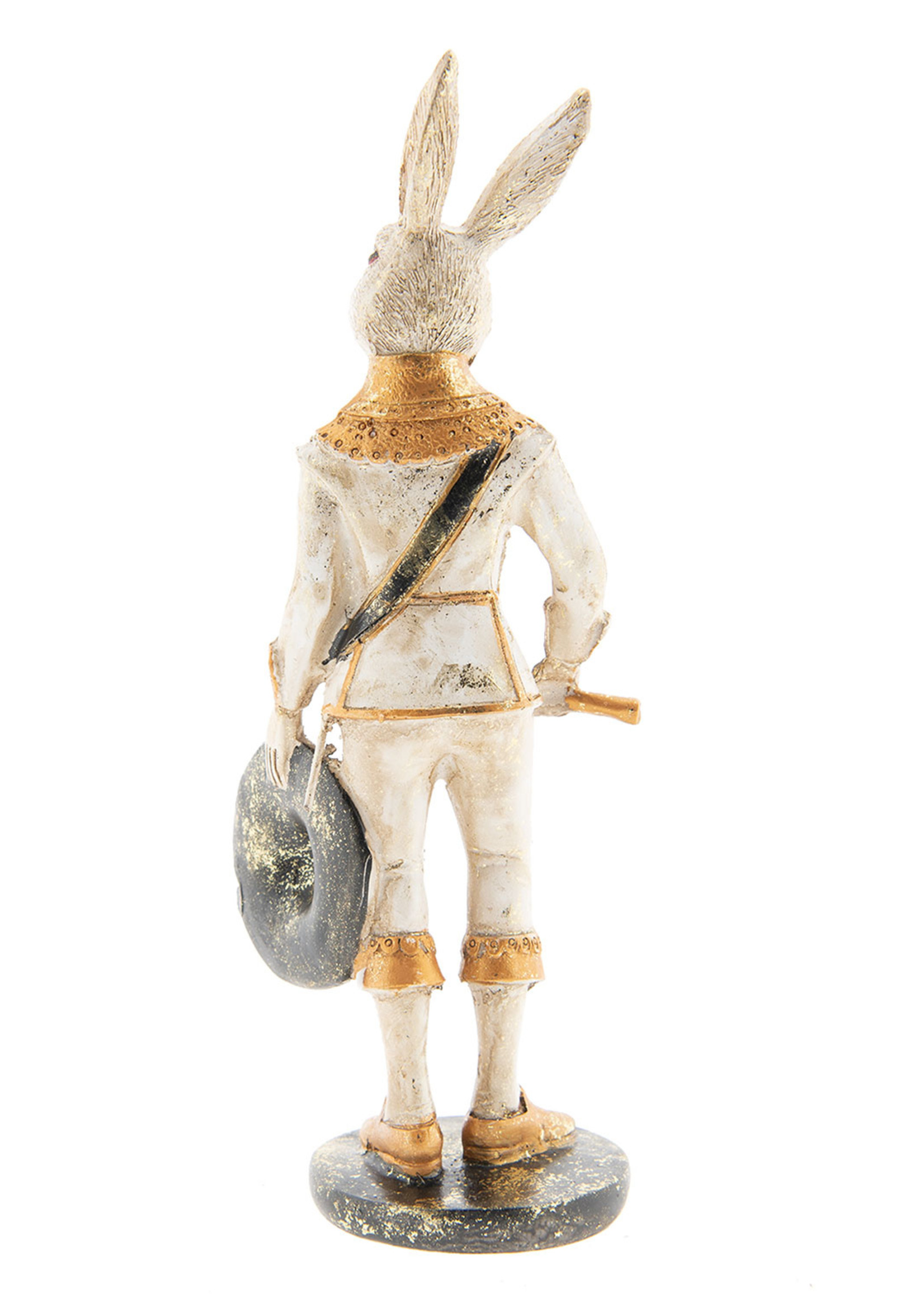 Clayre & Eef Décoration lapin 7*7*23 cm 6PR2306