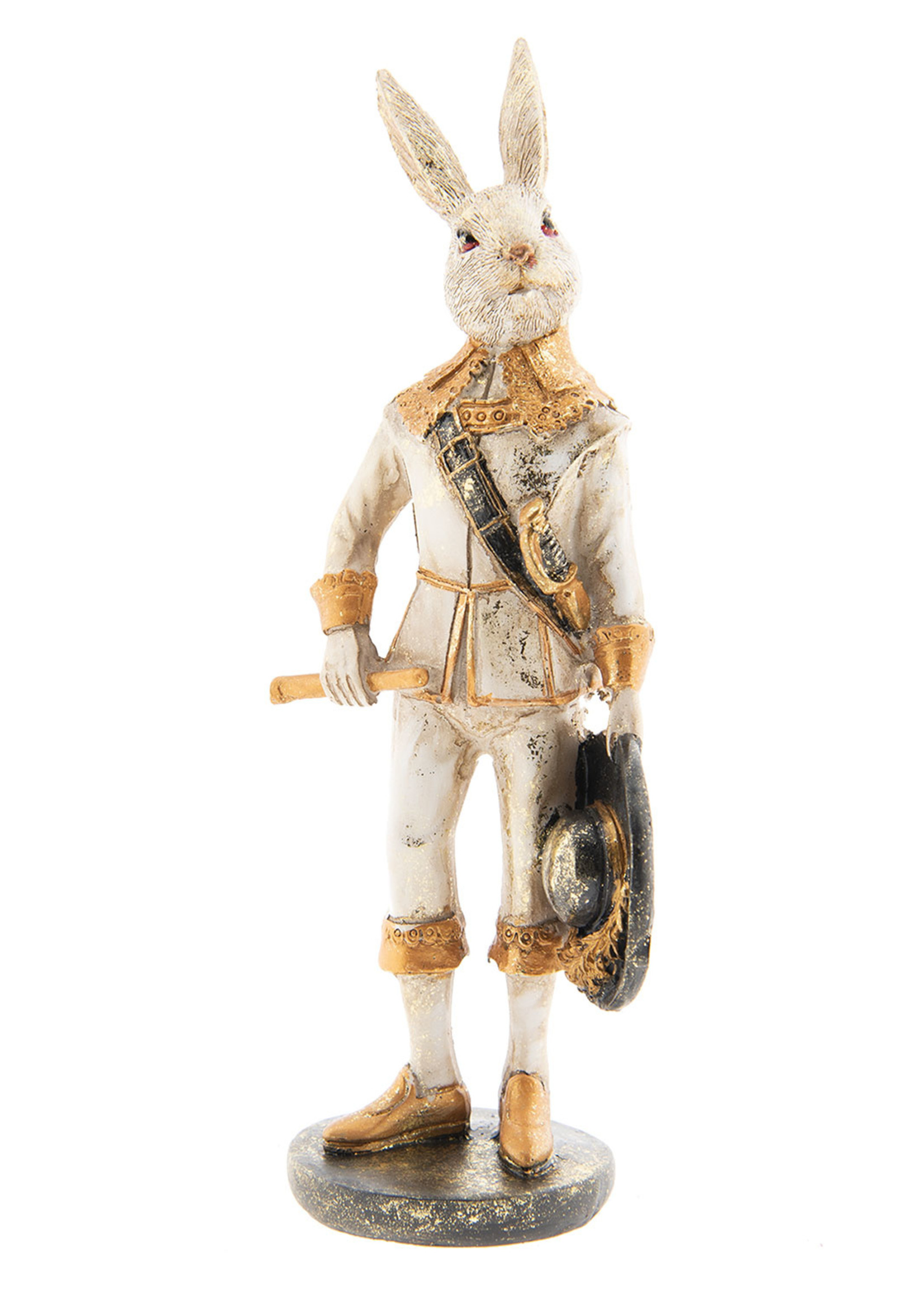Clayre & Eef Décoration lapin 7*7*23 cm 6PR2306