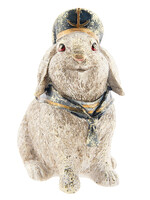 Clayre & Eef Décoration lapin assis 16*11*18 cm 6PR2309