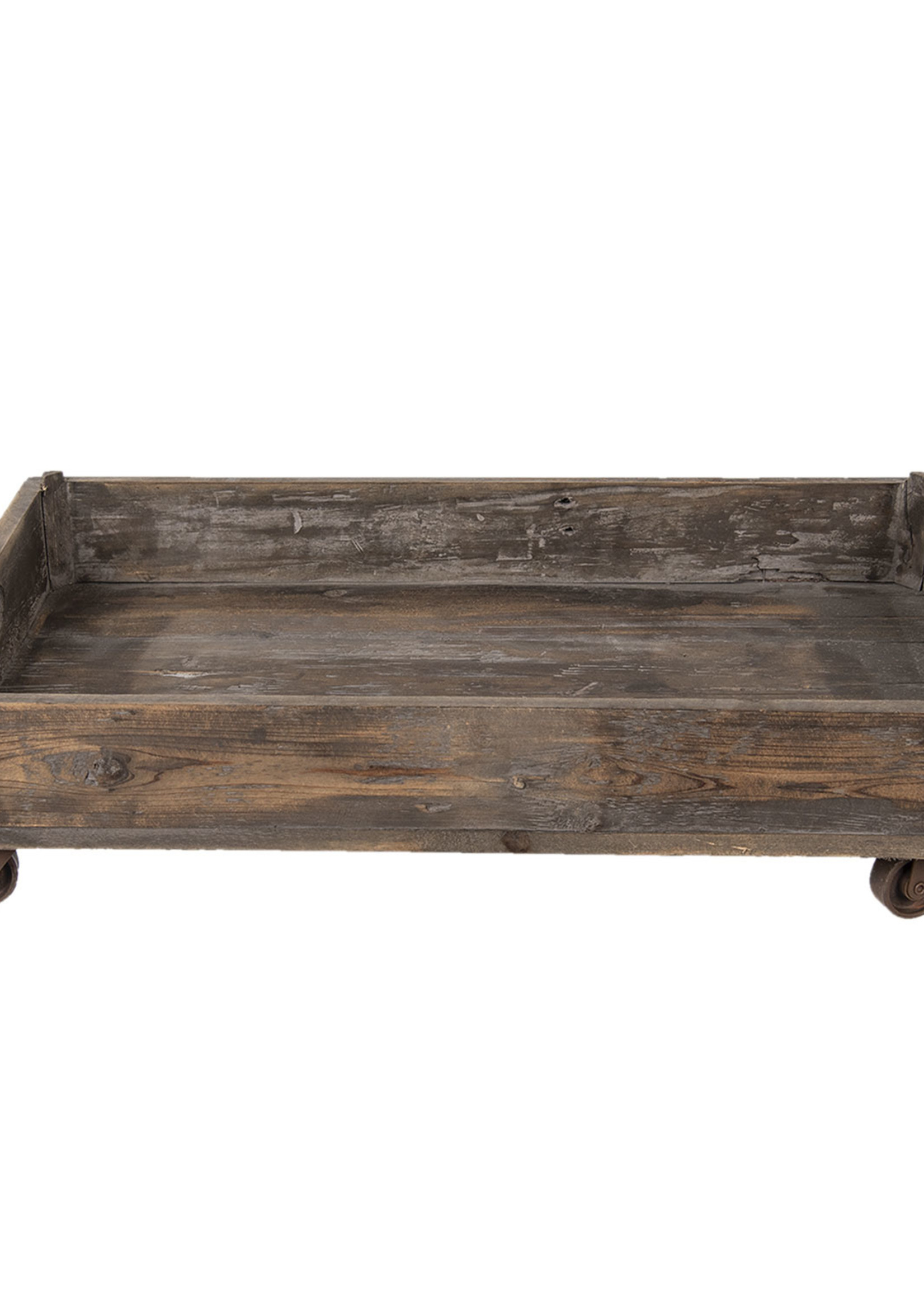 Clayre & Eef Boîte sur roulettes 73*44*16 cm 5H0378L