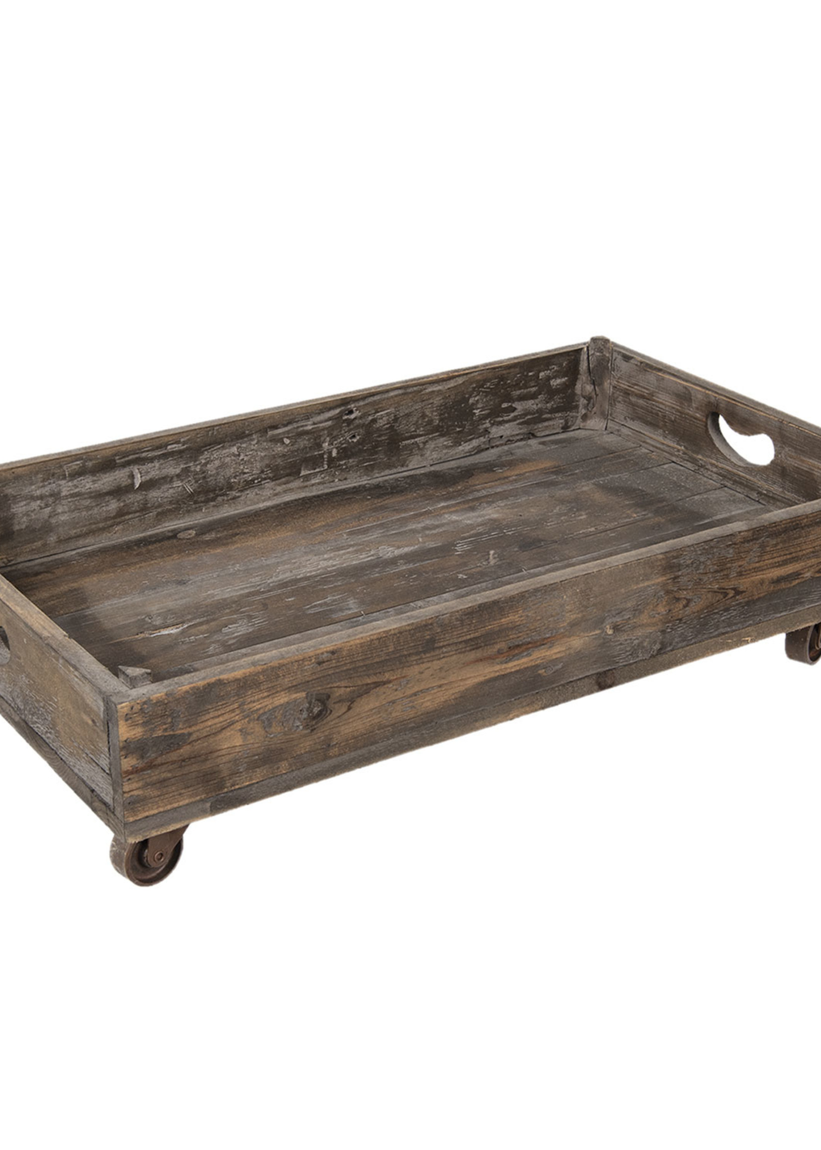 Clayre & Eef Dienblad op wielen 73*44*16 cm 5H0378L