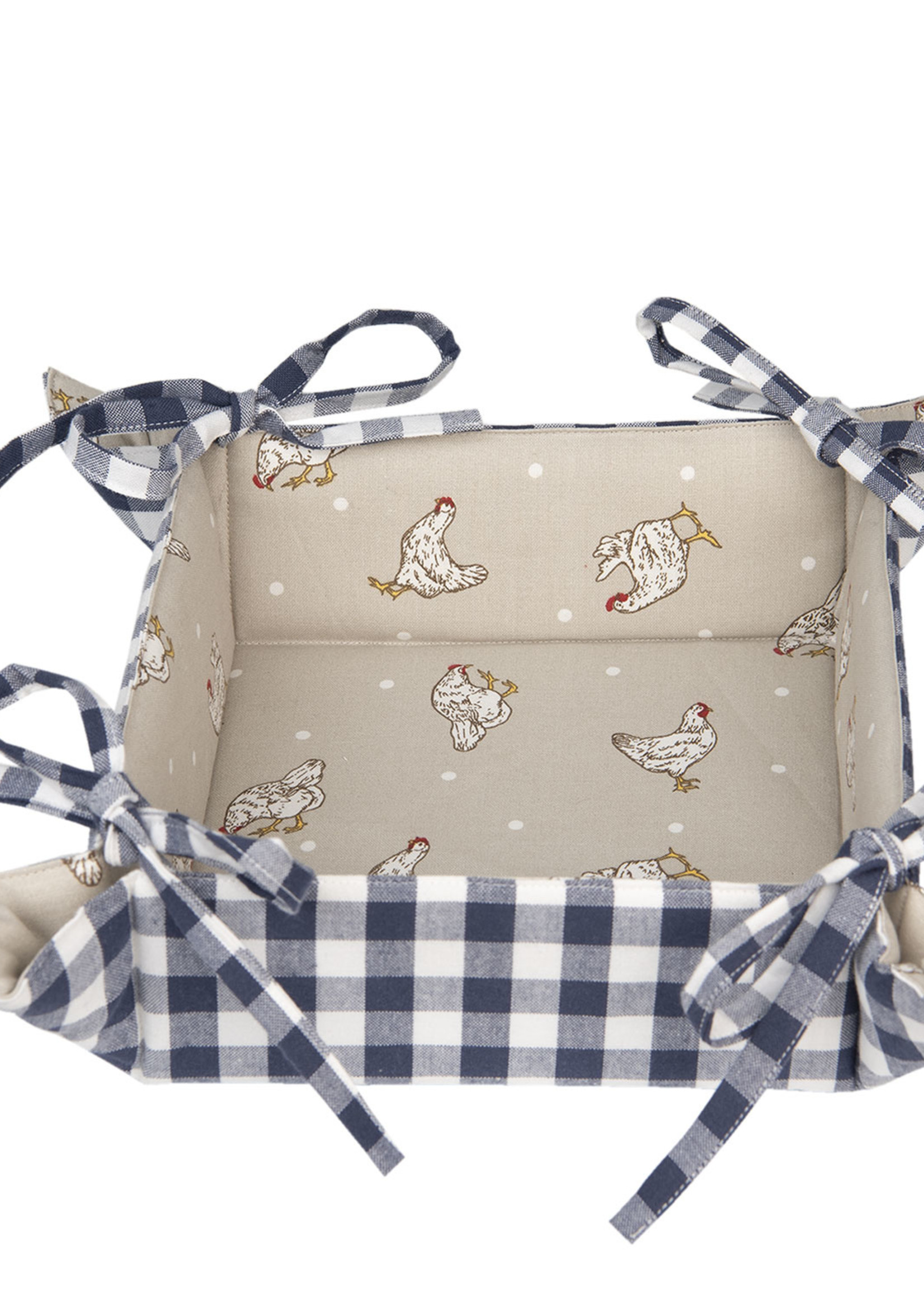 Clayre & Eef Panier à pain 35*35*8 cm LCH47BL