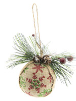 Clayre & Eef Boule de Noël 10*6*9 cm 64034