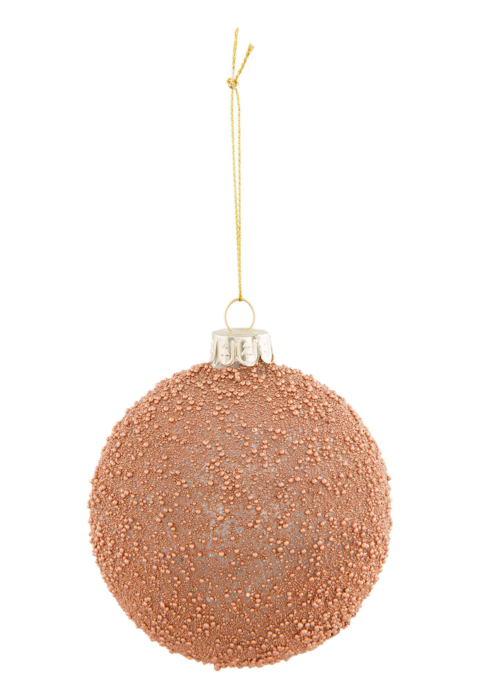 Clayre & Eef Kerstbal Ø 8*9 cm 6GL2309B