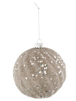 Clayre & Eef Kerstbal Ø 9*11 cm 6GL2312ZI