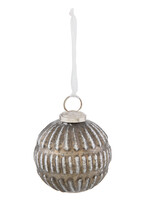 Clayre & Eef Boule de Noël Ø 7*8 cm 6GL2313