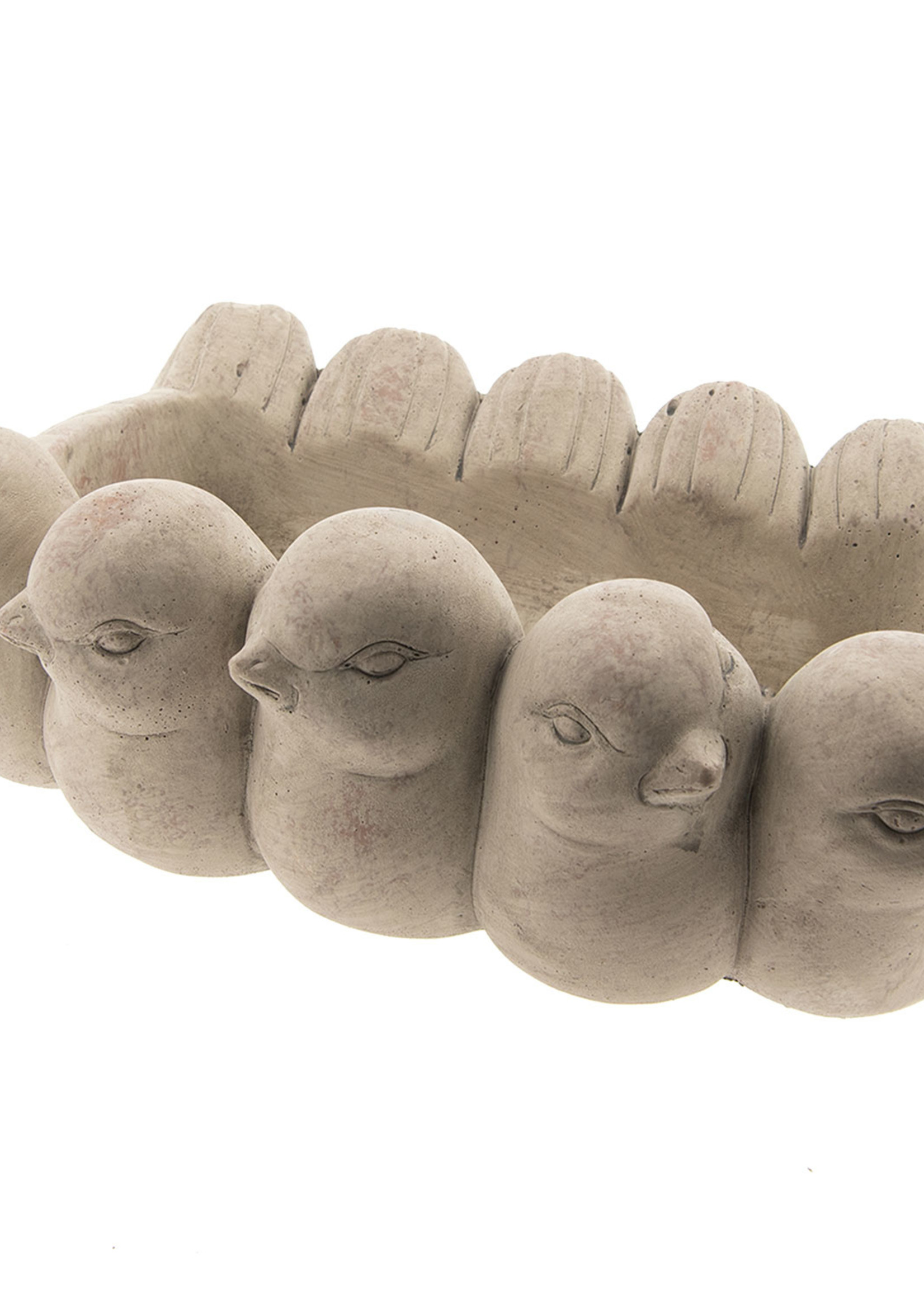 Clayre & Eef Bloempot vogels 31*19*11 cm 6TE0204