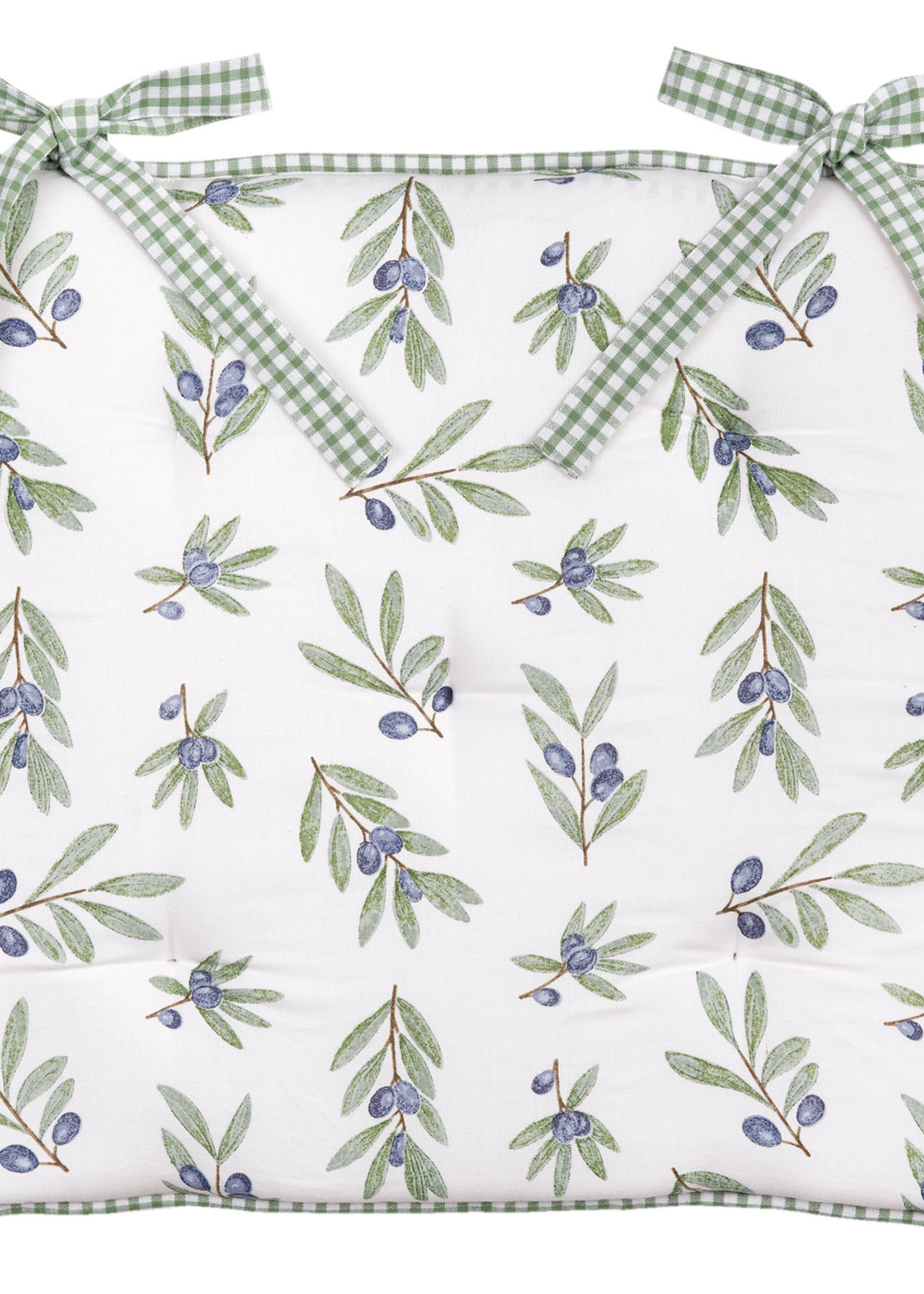 Clayre & Eef Kussen met foam 40*40*4 cm OLG29GR