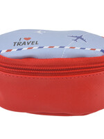 Clayre & Eef Trousse de toilette 12*8*6 cm rouge JZTB0007