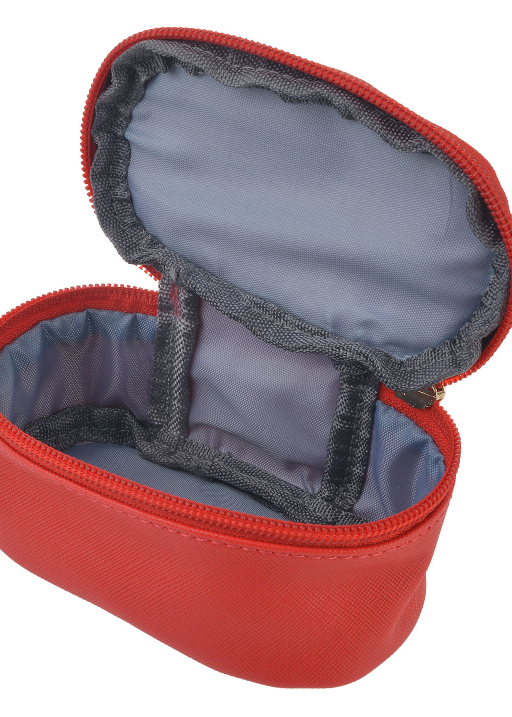 Clayre & Eef Trousse de toilette 12*8*6 cm rouge JZTB0007