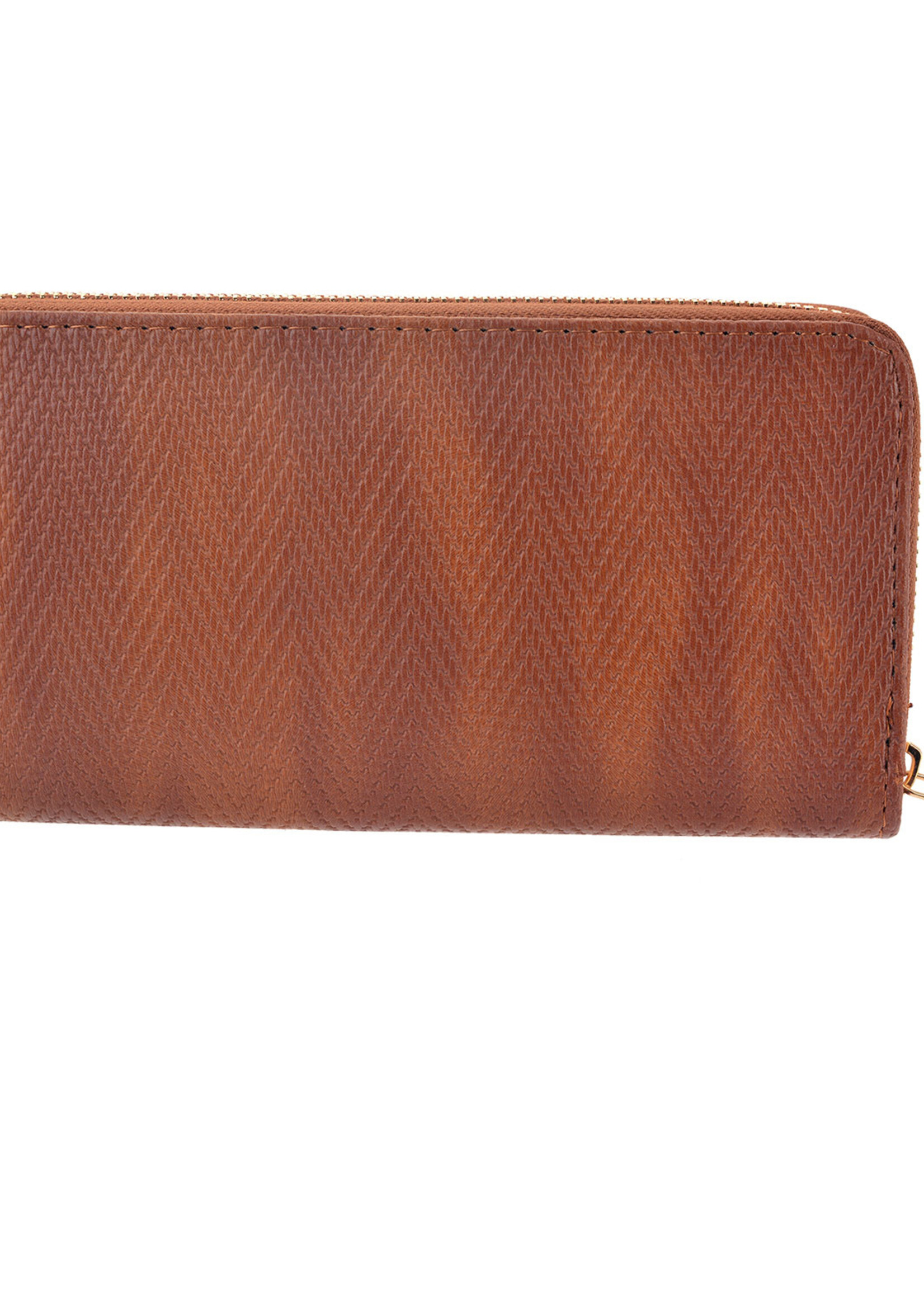 Clayre & Eef Porte-monnaie 19*11 cm kaki JZWA0062KH