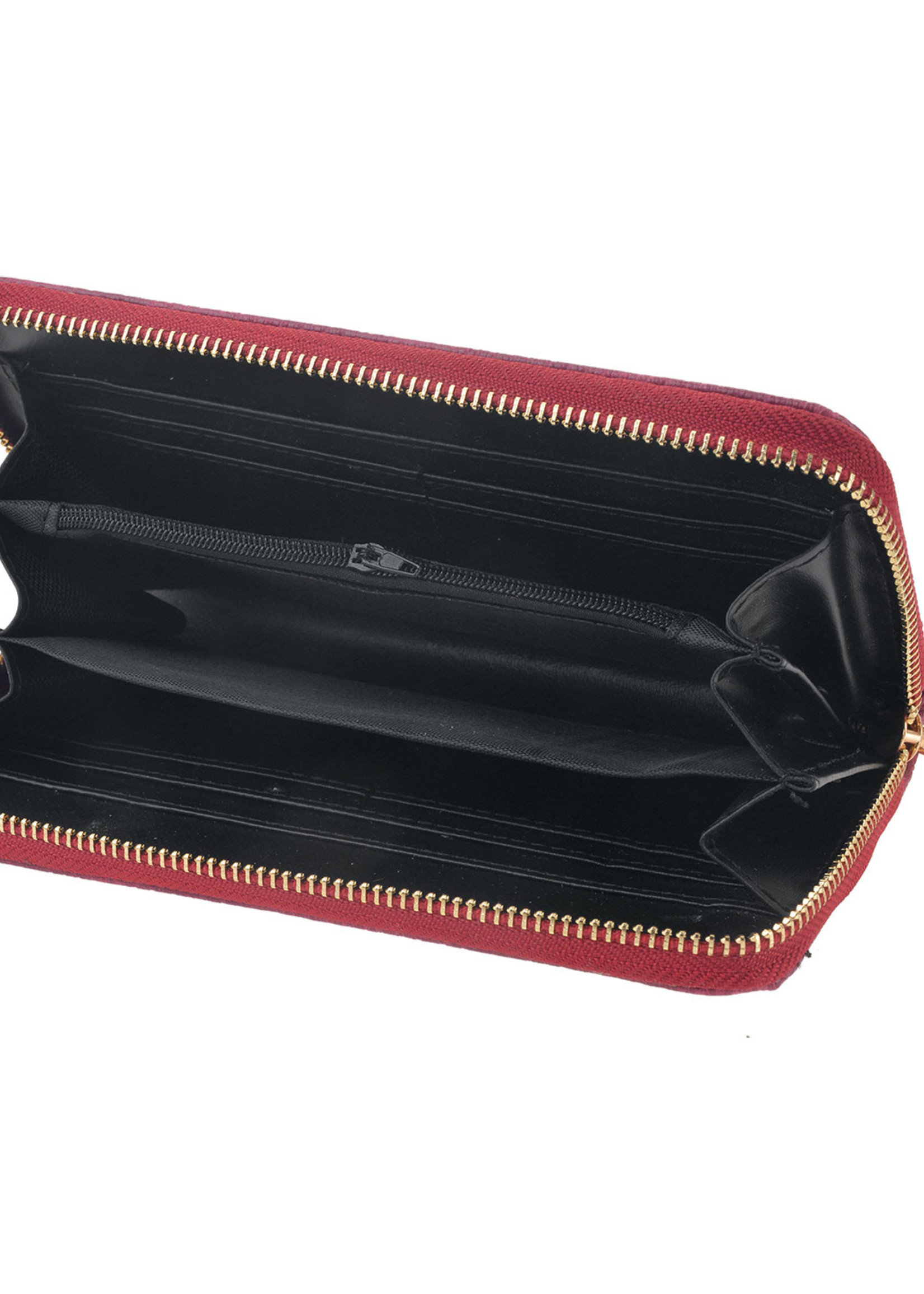 Clayre & Eef Portemonnee 19*11 cm rood JZWA0062R