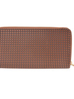 Clayre & Eef Portemonnee 19*11 cm kaki JZWA0064KH
