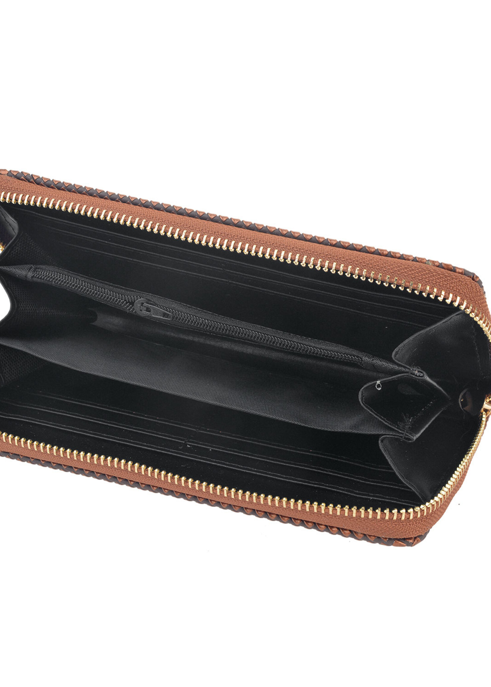 Clayre & Eef Porte-monnaie 19*11 cm kaki JZWA0064KH