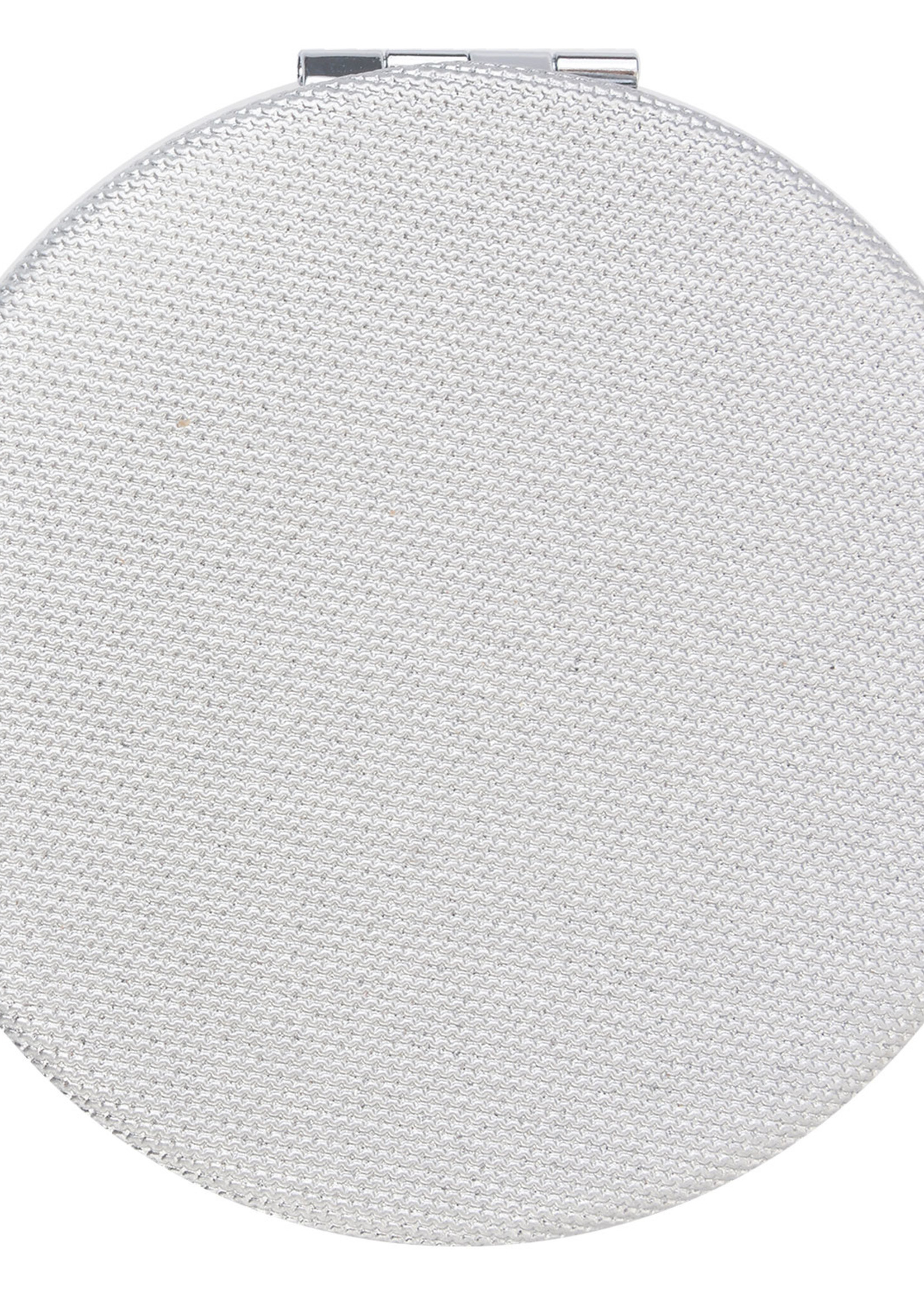 Clayre & Eef Miroir à main Ø 6 cm gris MLMI0025