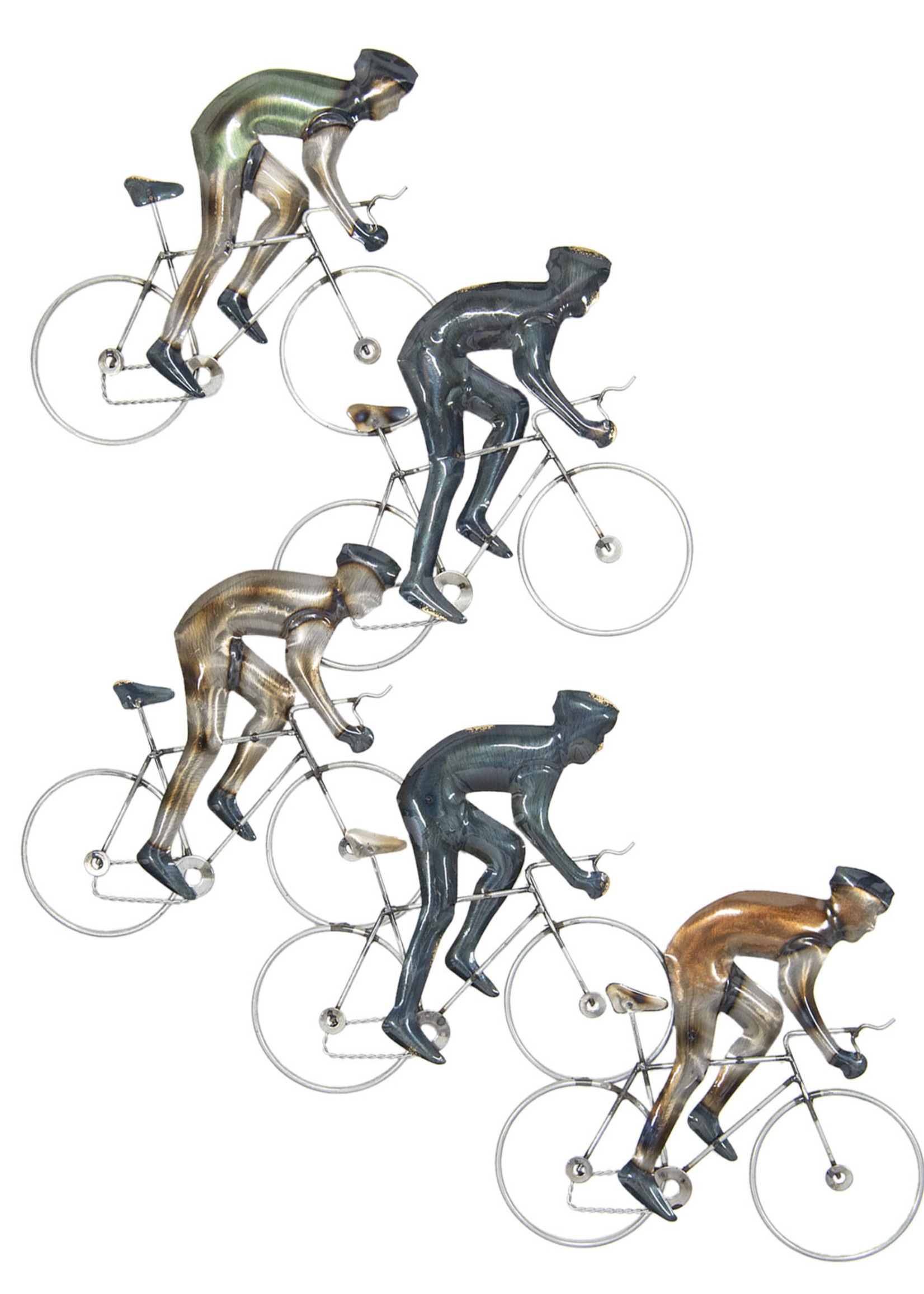 Clayre & Eef Mur déco les cyclistes 81*2*60 cm 5Y0530