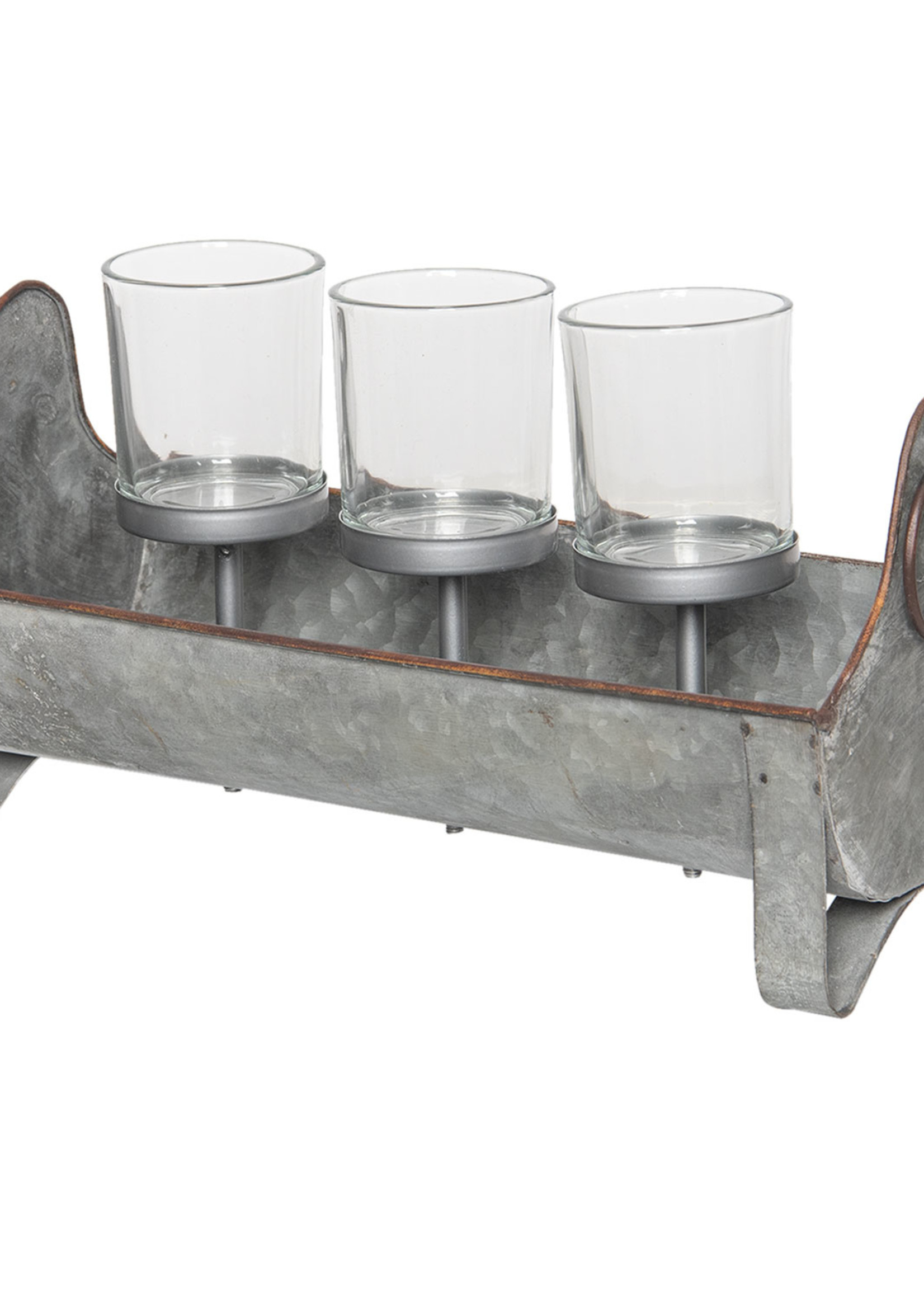 Clayre & Eef Waxinelichthouder 30*14*16 cm 6Y3231