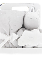 Clayre & Eef Plaid met knuffel eenhoorn 75*75 / 20 cm KT060.073