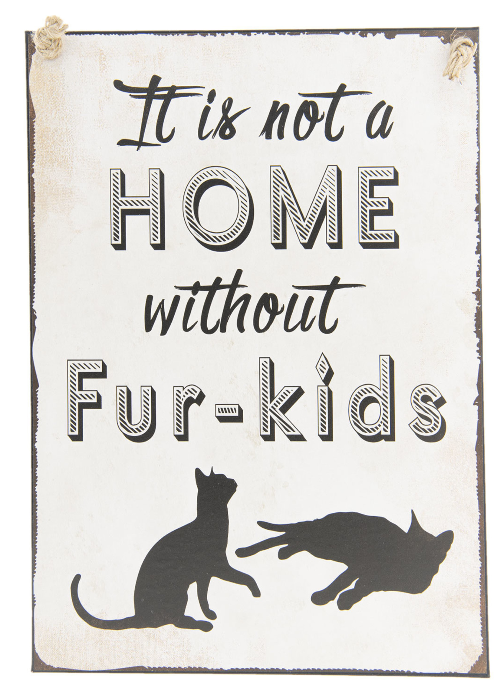 Clayre & Eef Plaque décorative 29*40 cm 6Y3080