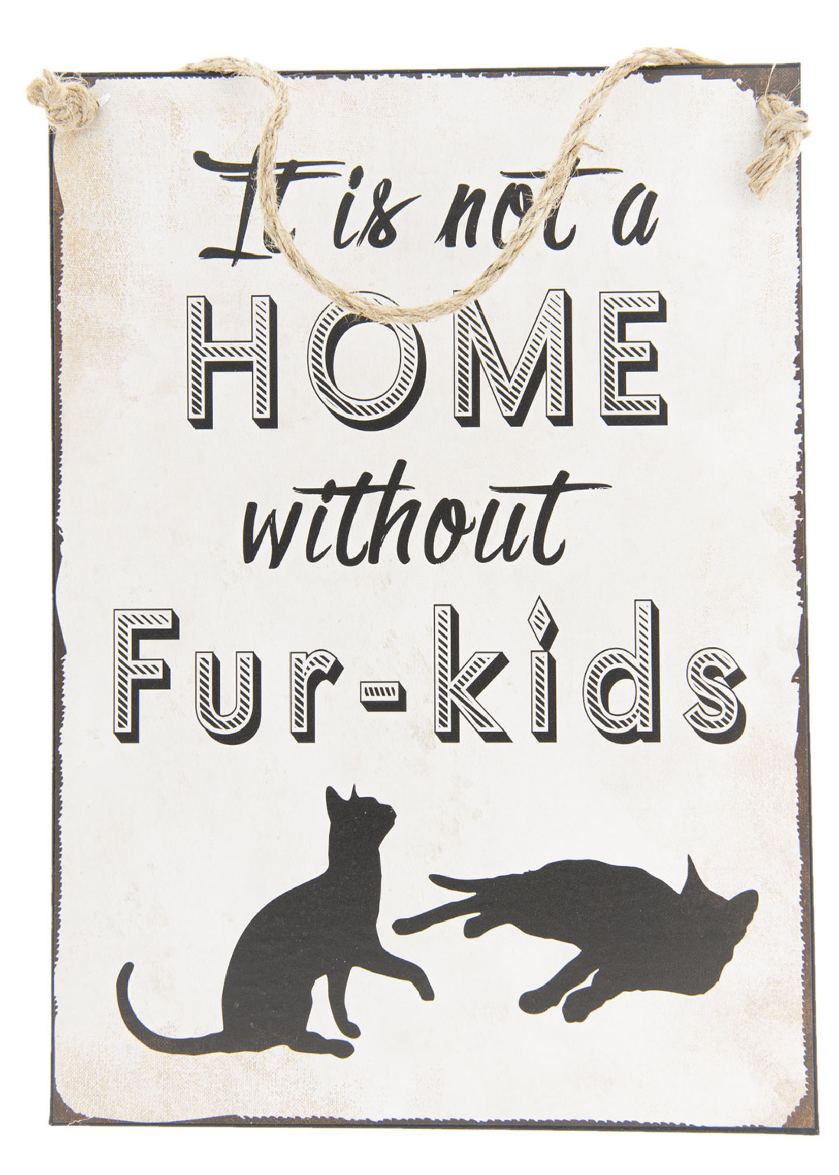 Clayre & Eef Plaque décorative 29*40 cm 6Y3080