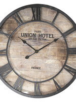 Clayre & Eef Horloge murale Ø 68*6 cm / 1*AA 5KL0146