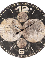 Clayre & Eef Horloge murale Ø 60*5 cm / 1*AA 5KL0148