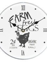 Clayre & Eef Horloge murale Ø 23*4 cm / 1*AA 6KL0530