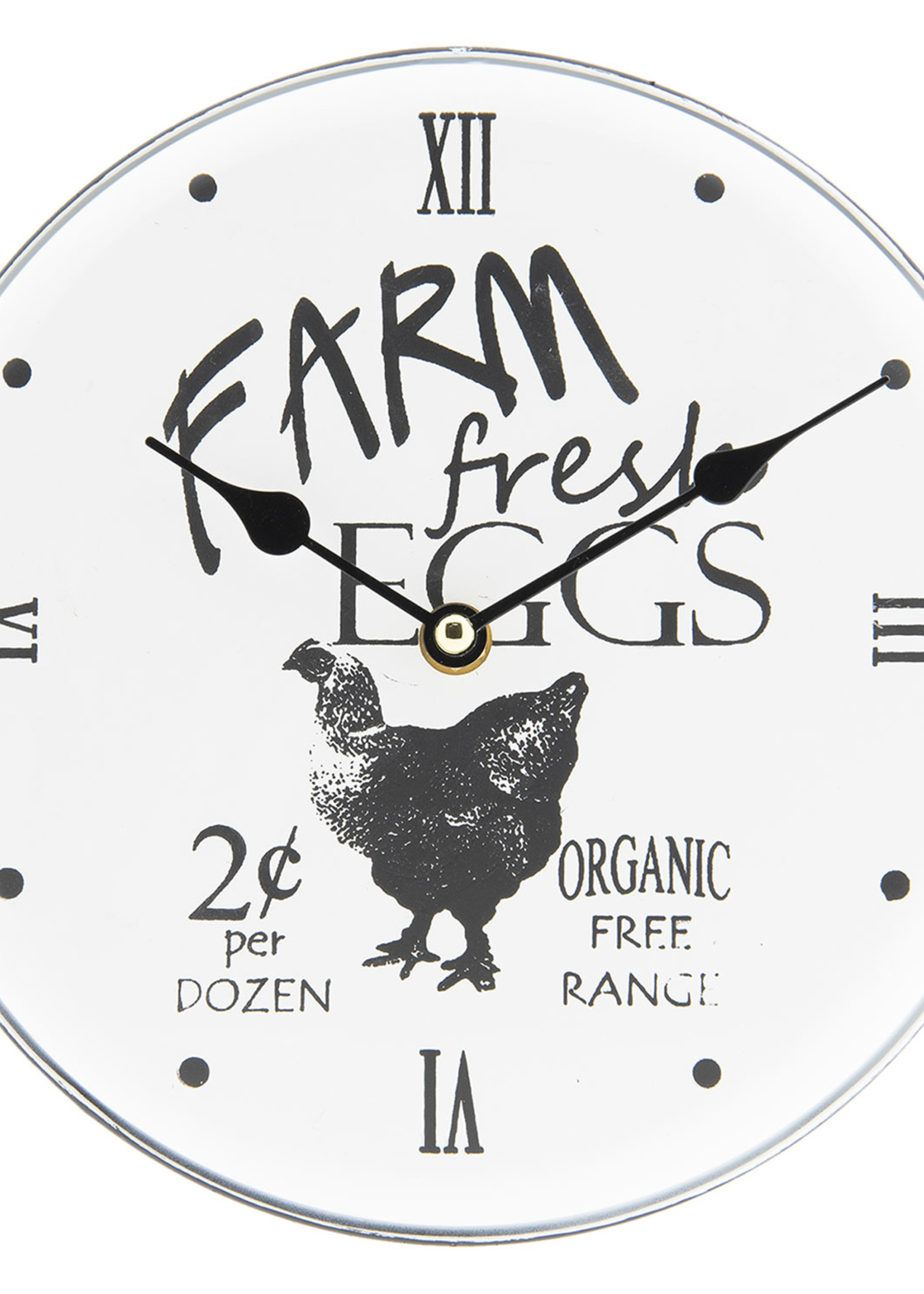 Clayre & Eef Horloge murale Ø 23*4 cm / 1*AA 6KL0530